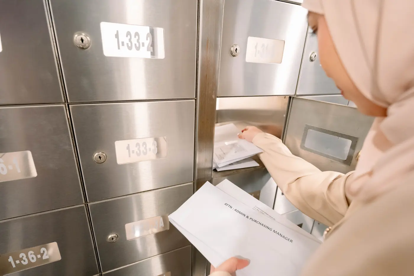 NOVUX team handling client mail at secure mailboxes